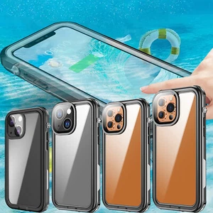 For New iPhone 13 12 14 Pro Max Waterproof Case Dust Shockproof Underwater Cover - Picture 1 of 93