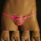 Erotic Men's Crotchless G String Bikini with Hollow Hole for Bold Style