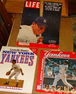 Mickey Mantle LIFE Cubierta 1956, Louisville Slugger NY Yankees Book, Programa 1985 - Imagen 1 de 8