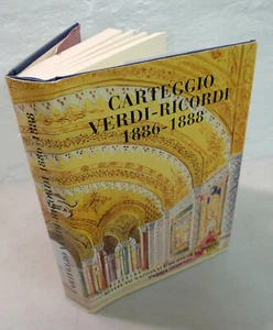 Pompilio,CARTEGGIO VERDI-RICORDI 1886-1888,Studi Verdiani[epistolario,musica - Imagen 1 de 5