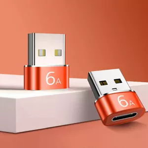 6A Type C To USB2.0 OTG Adapter USB C Female To USB Male OTG Converter Connector - Picture 1 of 14