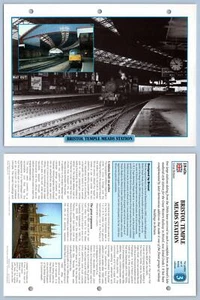 Bristol Temple Meads Station - Golden Age - British - Legendary Trains Maxi Card - Picture 1 of 1