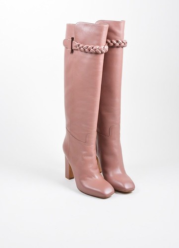 Stivali al ginocchio impanati Runaway Valentino Garavani Mauve nuovi con etichette! EU 37 US 7 SRP $1845