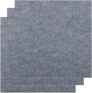 10-100Pcs Self Adhesive Carpet Tiles, 30x30cm Easy to Peel and Stick Floor Tiles - Picture 1 of 22