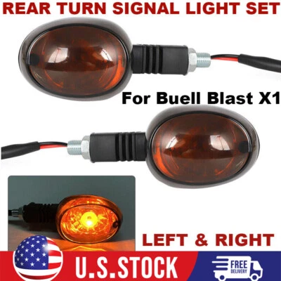 JUEGO DE LUCES INTERMITENTES TRASERAS IZQUIERDA Y DERECHA PARA BUELL BLAST X1 - Y0527.K Y0526.K EE. UU. Foto 1 de 4