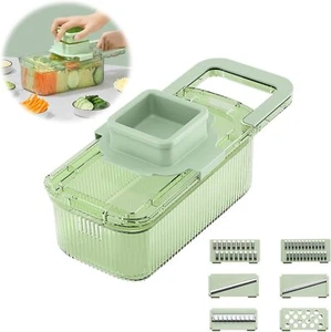 Küchenreibe Multischneider Nice Dicer Gemüseschneider Gemüsehobel Zerkleinerer - Bild 1 von 18