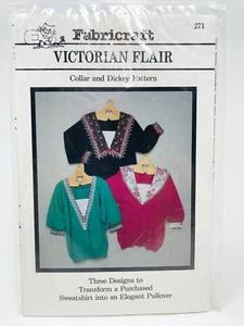 Fabricraft Istruzioni VICTORIAN FLAIR, Collare Felpa e Motivo Dickey, NUOVO - Foto 1 di 1