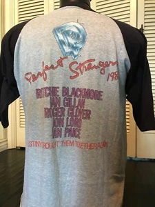 Vintage 1985 Deep Purple Perfect Strangers Tour Shirt Größe Medium Rock Metal - Bild 1 von 3