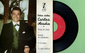 CARLOS ACUÑA / Rosas de Otoño / ZAFIRO Z-E 273 Pres Spain 1961 EP VG+ - Picture 1 of 5