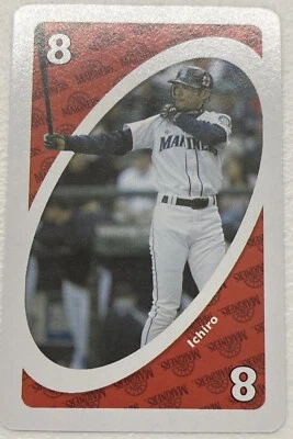 2006 Uno Stars of the  American League Ichiro Suzuki RED Card 8 Seattle Mariners - Image 1 of 2