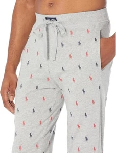 Polo Ralph Lauren Herren Baumwolljersey Polo Print Schlaf Jogginghose Größe Large - Bild 1 von 3
