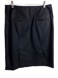 Falda lápiz para mujer Ann Taylor LOFT, talla 6, bolsillos negros, doble ventilación, carrera trasera - Imagen 1 de 6