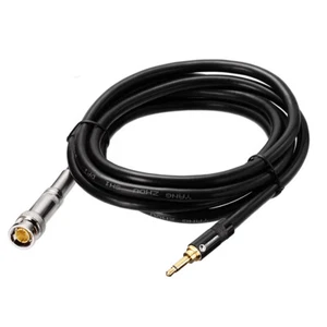 BNC Male to 3.5mm 1/8" Mono Stereo Adapter Antenna Coaxial Power Audio Cable 2m - Picture 1 of 7