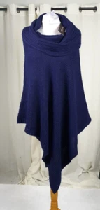 Phase Eight Navy Blue Cashel Poncho Size M/L Rrp £89 CR052 BB 01 - Picture 1 of 11