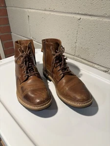 Timberland Men's West Haven Chukka Boots Size 8 Cowboy Western Leather Brown - Picture 1 of 8