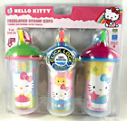 Munchkin Hello Kitty Click Lock Insulated Straw Cup, 9 oz, Brand New, 3-pack