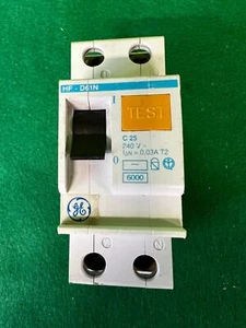 GEC HF-D61N 25A Amp RCBO Circuit Breaker Type C C25 - Picture 1 of 2
