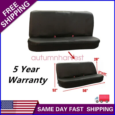 NUEVA cubierta de asiento de cuero de banco de tamaño completo para camioneta Chevrolet K3500 Foto 1 de 4