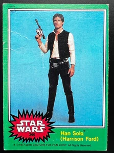 1977 Topps Star Wars #260 Han Solo Harrison Ford VG+ - Picture 1 of 4