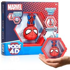 WOW! PODS - 4D Marvel Spider-man, Unique Connectable Collectable Bobble-head fig