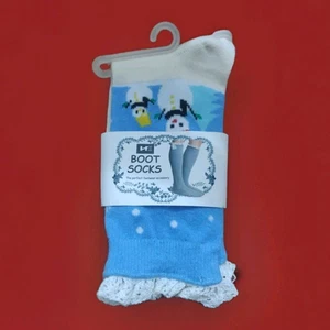 Stiefelsocken taupe Stulpen Spitzenbesatz Stiefeloberteile Einheitsgröße neu mit Etikett halbhoch  - Bild 1 von 4