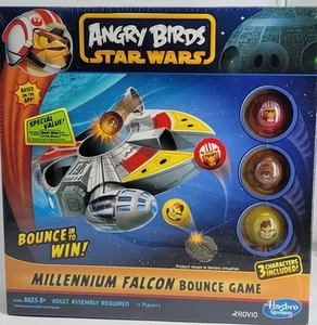 NEW! Hasbro Star Wars Angry Birds Millennium Falcon Bounce Game SEALED - Picture 1 of 2