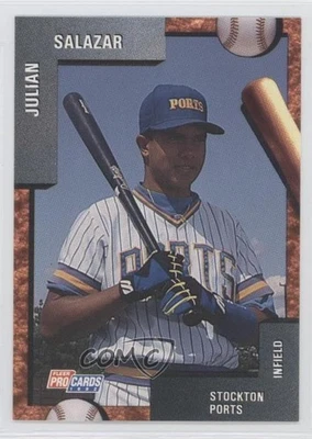 1992 Fleer ProCards Minor League Julian Salazar #42 - Image 1 of 2