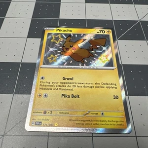 Pikachu 131/091 SV: Paldean Fates Holo LP - Foto 1 di 10