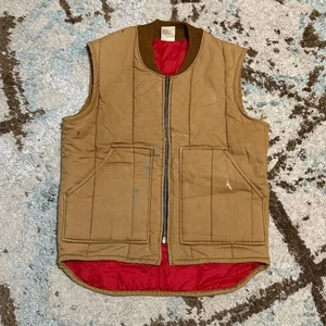 Vintage Walls Zero Zone Insulated Vest Size Medium Distressed Carhartt Style - Bild 1 von 9