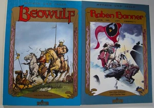 Mythen und Sagen, Beowulf und Raben Banner, Splitter - Bild 1 von 2