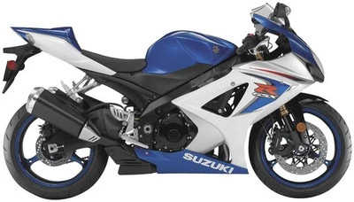Bicicleta de calle Newray Toys 57003A motocicleta escala 1:12 - GSX-R1000 azul/blanco 2008 Foto 1 de 3