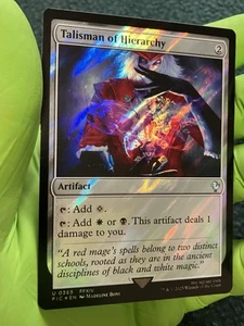1x Talisman of Hierarchy, Surge Foil, Final Fantasy, Magic MTG NM - Picture 1 of 2