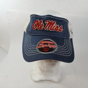 Ole Miss Rebels Visor Hat Cap Sun Adjustable Football Golf NWT Zephyr Snapback - Picture 1 of 8