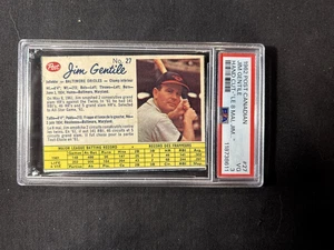 1962 Post Canadian Hand Cut #27 Jim Gentile "Jim" version - Picture 1 of 2