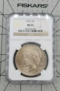 Dólar de la Paz NGC 1924 MS-65 - Imagen 1 de 7