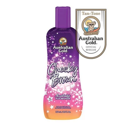 Australian Gold Cheeky Brown Sunbed Tan Cream Accelerator 250ml - Image 1 of 4