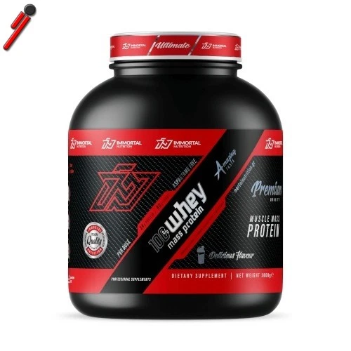 Immortal Nutrition, 100% Whey Mass Protein, 3000 g Gainer Maltodestrine Proteine - Immagine 1 di 1