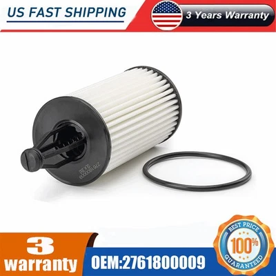 Oil Filter 2761800009 For Mercedes Benz C400 CLS550 E300 GL450 GLE350 ML550 4.6L - Image 1 of 4