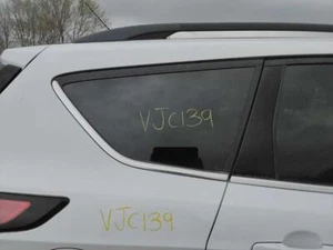 Used Right Quarter Glass fits: 2018 Ford Escape privacy tint chrome belt mouldin - Picture 1 of 17