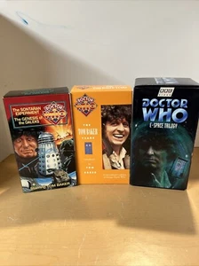 3 Box Sets  (Doctor Who) VHS Tapes BBC/FOX 7 Tapes Total (Approximately 663 Min) - Bild 1 von 8