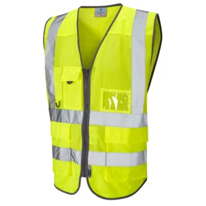 Gilet gilet giallo Leo COBBATON riciclato sostenibile superiore alta visibilità - Foto 1 di 1