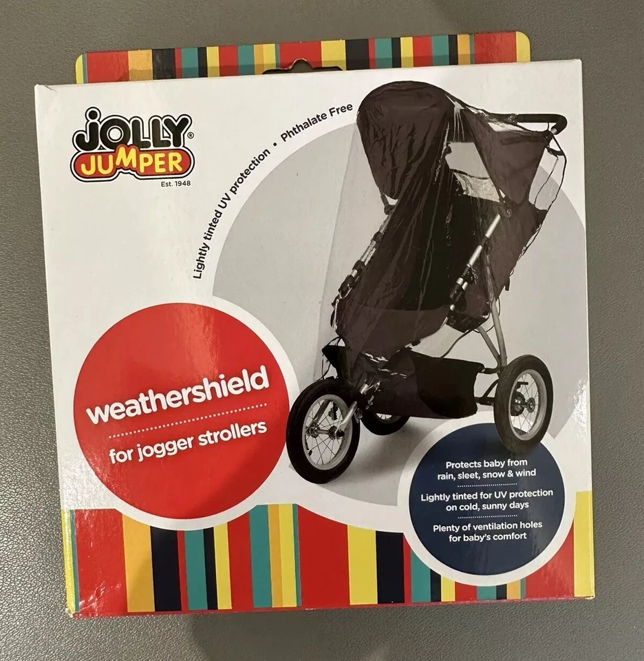 Cubierta de lluvia Jolly Jumper parasol para cochecitos jogger, transparente. Foto 1 de 4