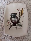 Vintage Trinket Dish featuring CRESTED TIT by Axe Vale Pottery Devon