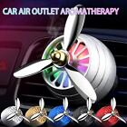 Car AirFreshener Vent Clip LED Light Fan Fragrance Car Diffuser Perfume✨b C2U0