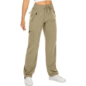 Women's Hiking Cargo Pants Quick Dry UPF50+ Outdoor Pants for Women Fishing S... - Picture 1 of 8