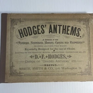 Hodges Anthems 1881 antikes Chormusikbuch - Bild 1 von 12