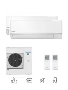 Bomba de calor Aire acondicionado PANASONIC TZ Multi Split 2x 5,0 kW R32 supercompacta - Imagen 1 de 6