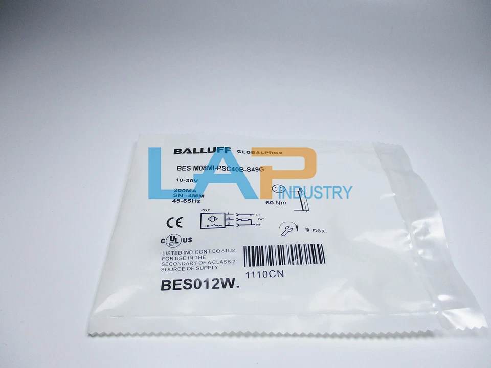 Balluff BES M08MI-PSC40B-S49G Inductive Proximity Sensor