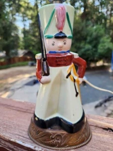 Vintage Porcelain Toy Soldier Table Lamp Japan - Picture 1 of 9