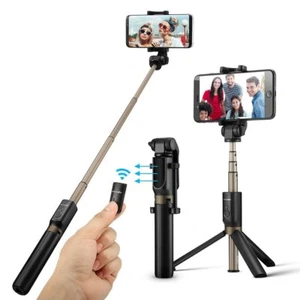 Premium Bluetooth Selfie Stick Tripod with Remote & 360° Rotation - NEW UK STOCK - Zdjęcie 1 z 5
